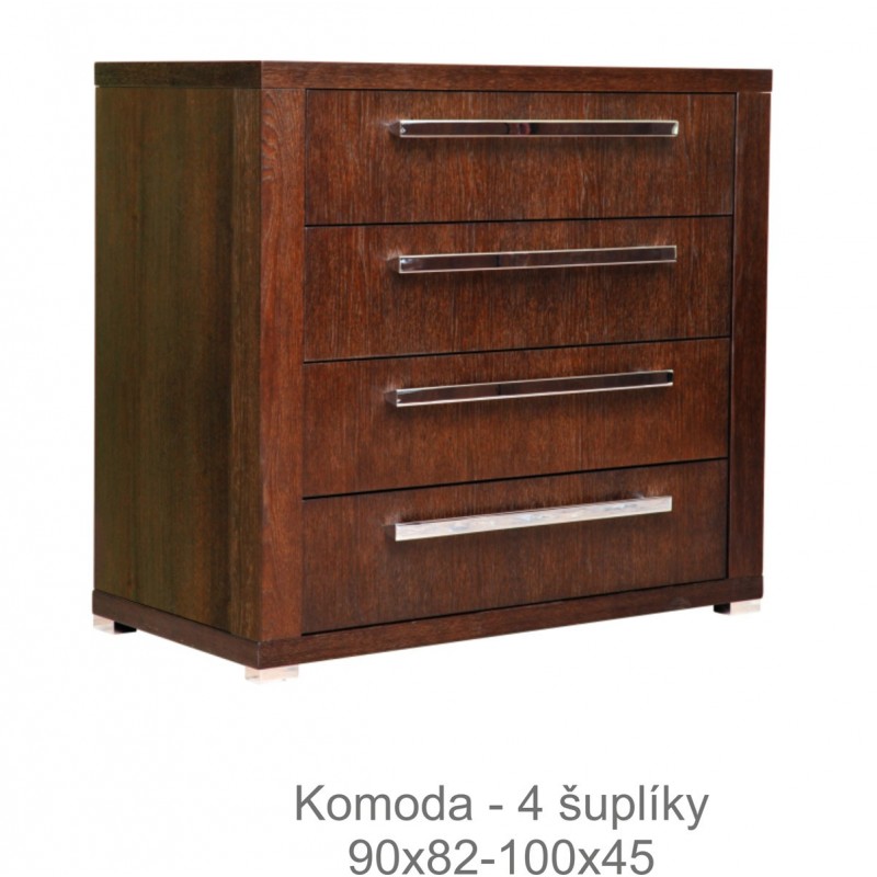 Komoda z drewna litego Nemi 4S