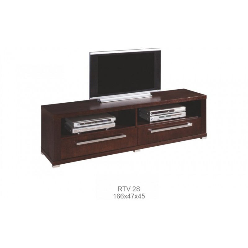 Szafka RTV z drewna litego 2S 166 Nemi