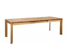 Esstisch aus Massivholz Denver 41-mit Einlegenplatten