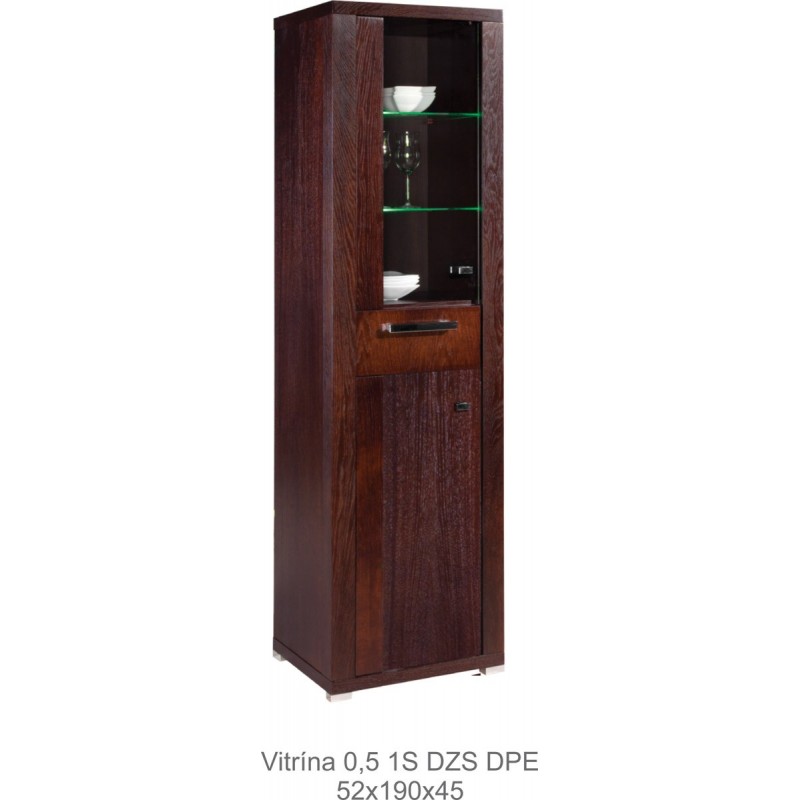 Witryna z drewna litego 0,5 1S DZS Nemi