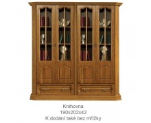 Rustykalna biblioteka z drewna litego Kinga