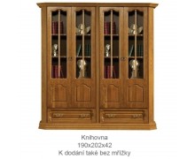 Rustykalna biblioteka z drewna litego Kinga