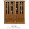 Rustykalna biblioteka z drewna litego Kinga
