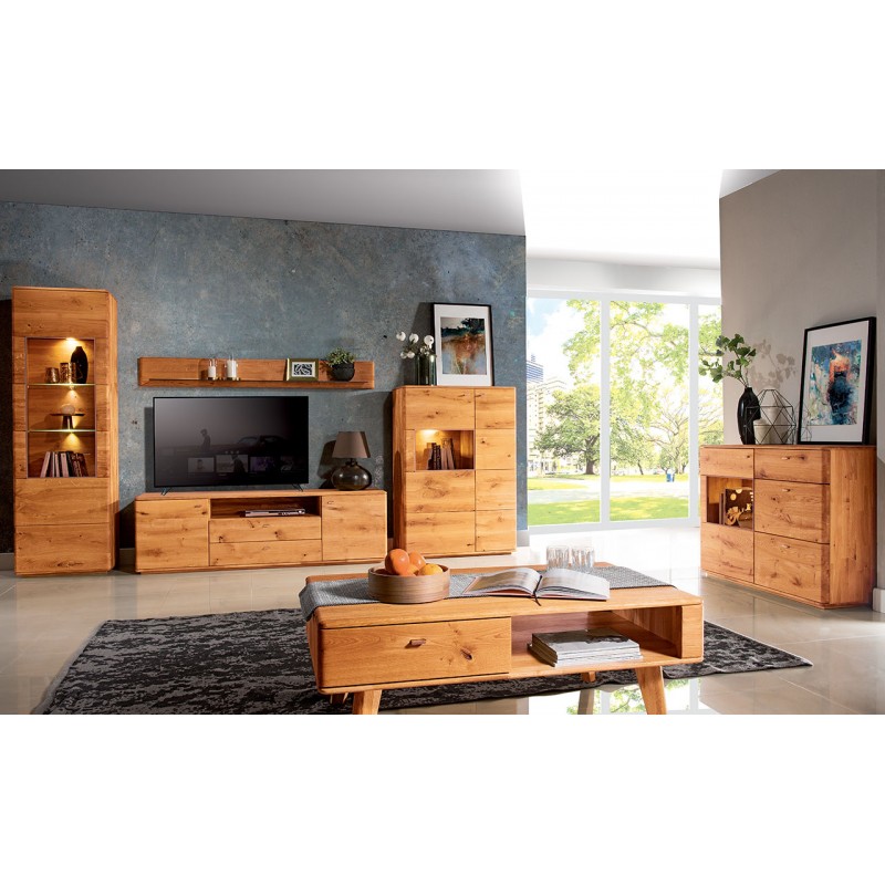 Denver Wohnzimmer 1 aus Holz (Preis für den gesamten Set)