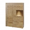 Massivholz Vitrine Bruni 14