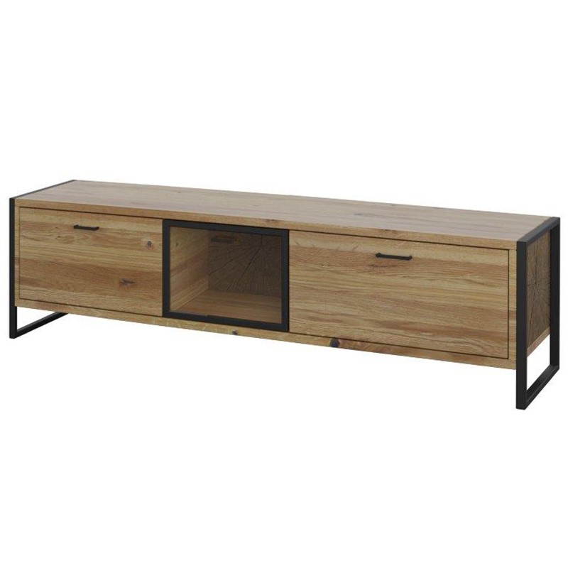 Massivholz TV Kommode Flora 02