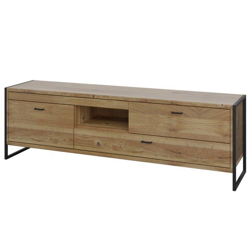 Massivholz TV Kommode Flora 05