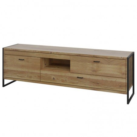 Massivholz TV Kommode Flora 05