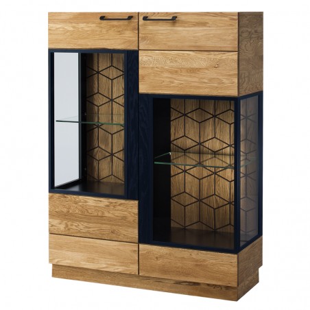 Massivholz Vitrine Mosaic 15