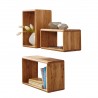 Drei Platten aus Holzleiter Pern A09