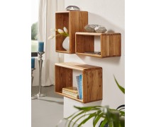 Drei Platten aus Holzleiter Pern A09