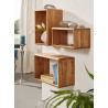 Drei Platten aus Holzleiter Pern A09