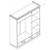Holzschrank Nimes 17