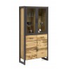 Eichenfurnier Vitrine Jeanne 73