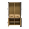 Eichenfurnier Vitrine Jeanne 73