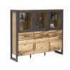 Eichenfurnier Vitrine Jeanne 75