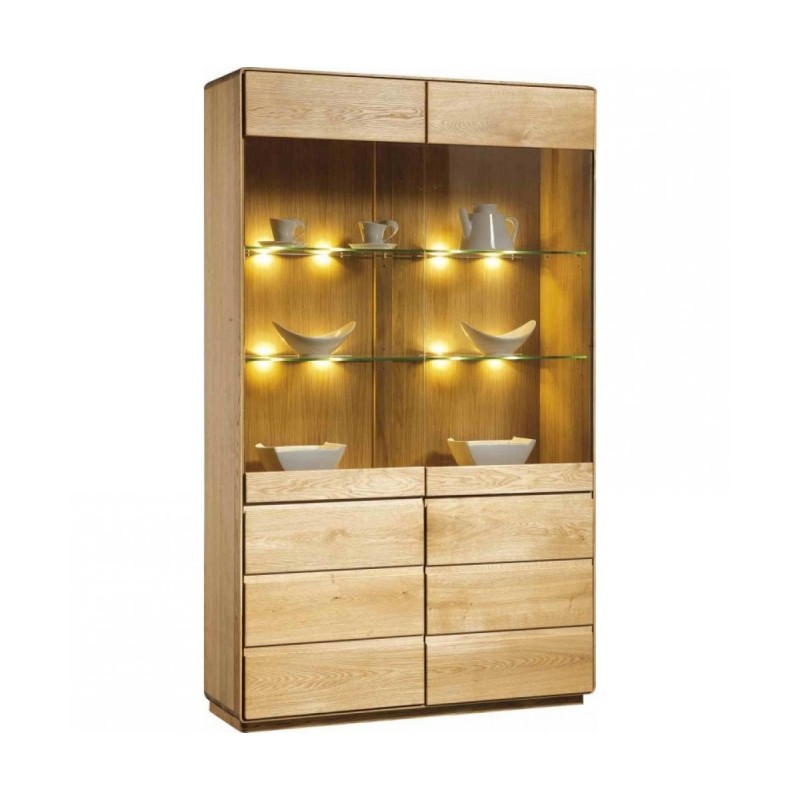 Massivholz Vitrine Atlanta 12