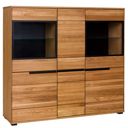 Massivholz Vitrine Lola 95