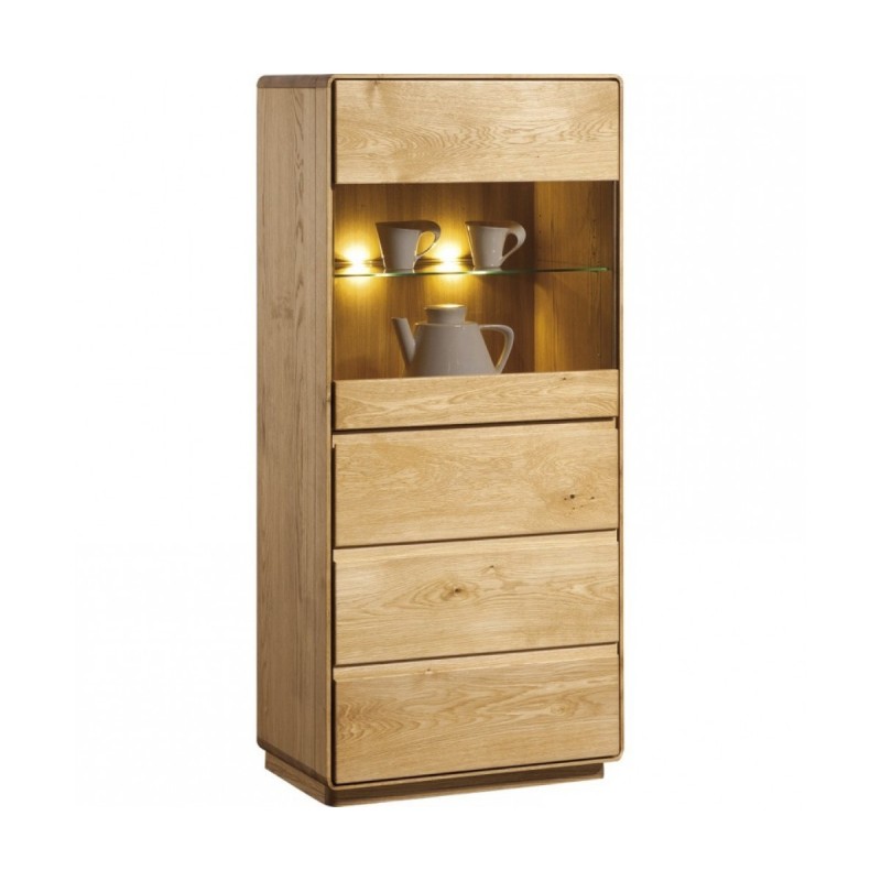 Massivholz Vitrine Atlanta 50