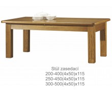 Stół do jadalni z drewna litego 200 (rozkładany)