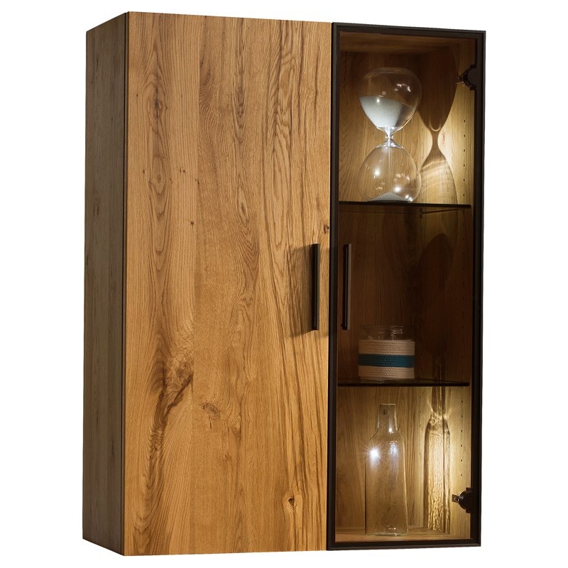 Massivholz Vitrine Moreno 60 (Hängeschrank)