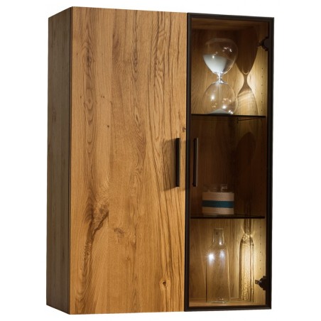 Massivholz Vitrine Moreno 60 (Hängeschrank)