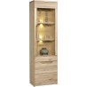 Witrynka z drewna litego Selene 1046