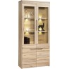 Witrynka z drewna litego Selene 1047