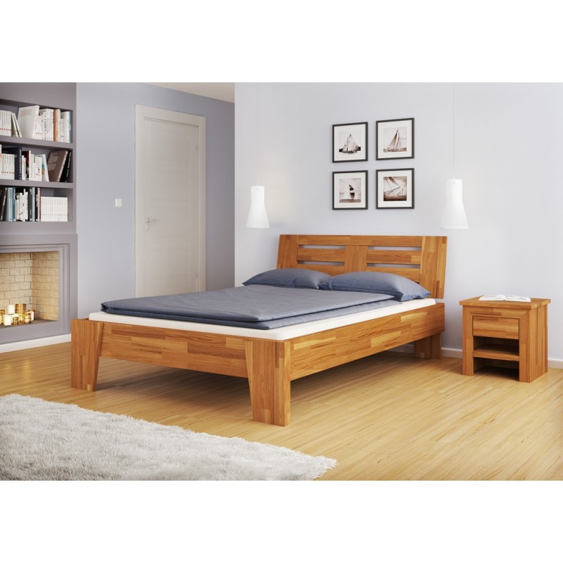 Łóżko z drewna litego Verona