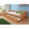 Łóżko z drewna litego Anna buk 90x200