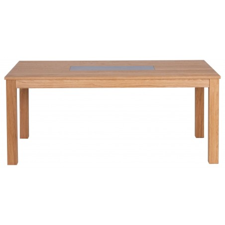 Massivholz Esstisch Sangero 71-mit Einlegenplatten