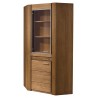 Massivholz Vitrine Velvet 16 (Ecke)