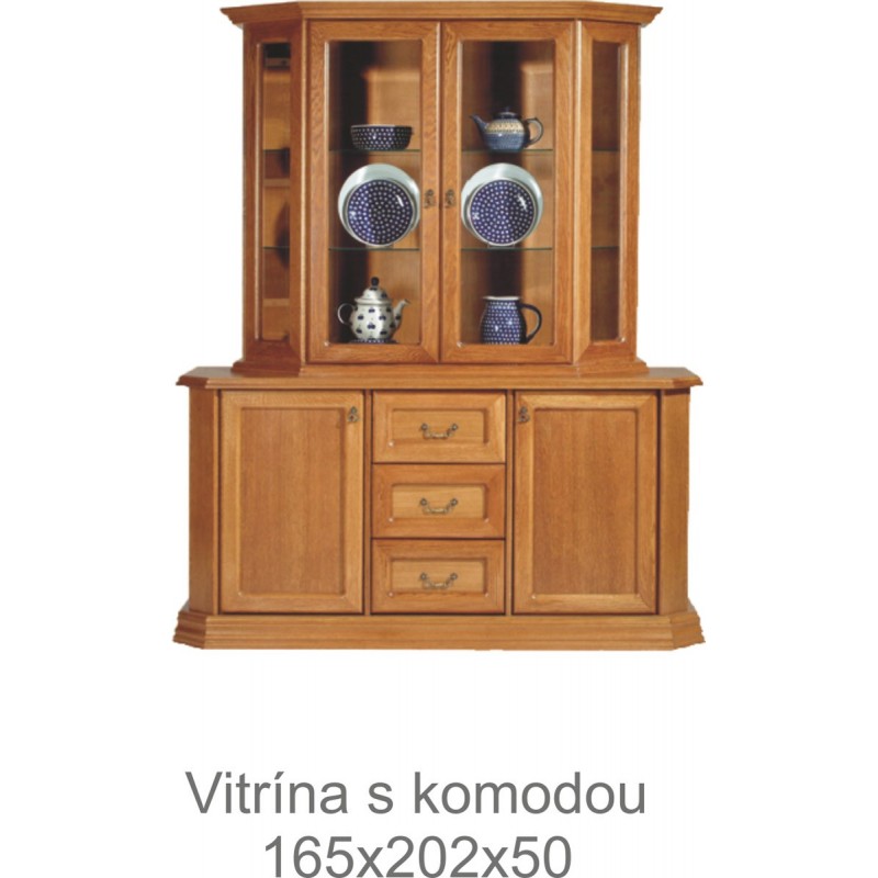 Witryna z komodą Monika