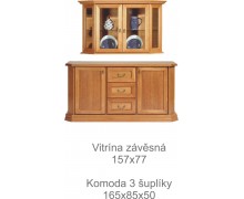 Rustykalna witryna z komodą...