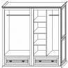 Möbel aus Holzblatt Schrank 93