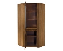 Massivholz Vitrine Velvet 16 (Ecke)