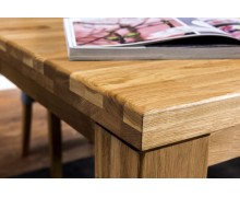 Stół do jadalni z drewna litego Porto 62