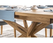 Stół z drewna litego Velle 39 (rozkładany)