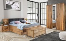 sypialnia z drewna litego